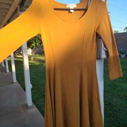 Mustard (Yellow) Dress- Size Small