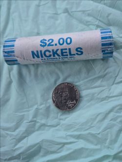 2011 Uncirculated Nickle Bank Rolls