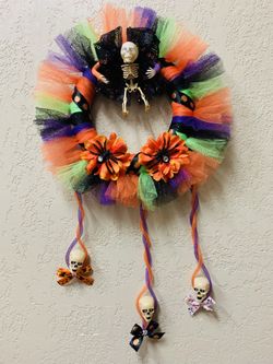 Handmade Halloween wreath!!! $20.00!!!