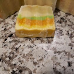 Homemade Natural soap Tequila sunrise3#