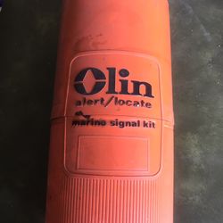 Vintage OLIN Emergency Marine Signal Kit