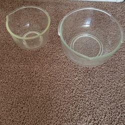 Two Glass Containers $25.00
