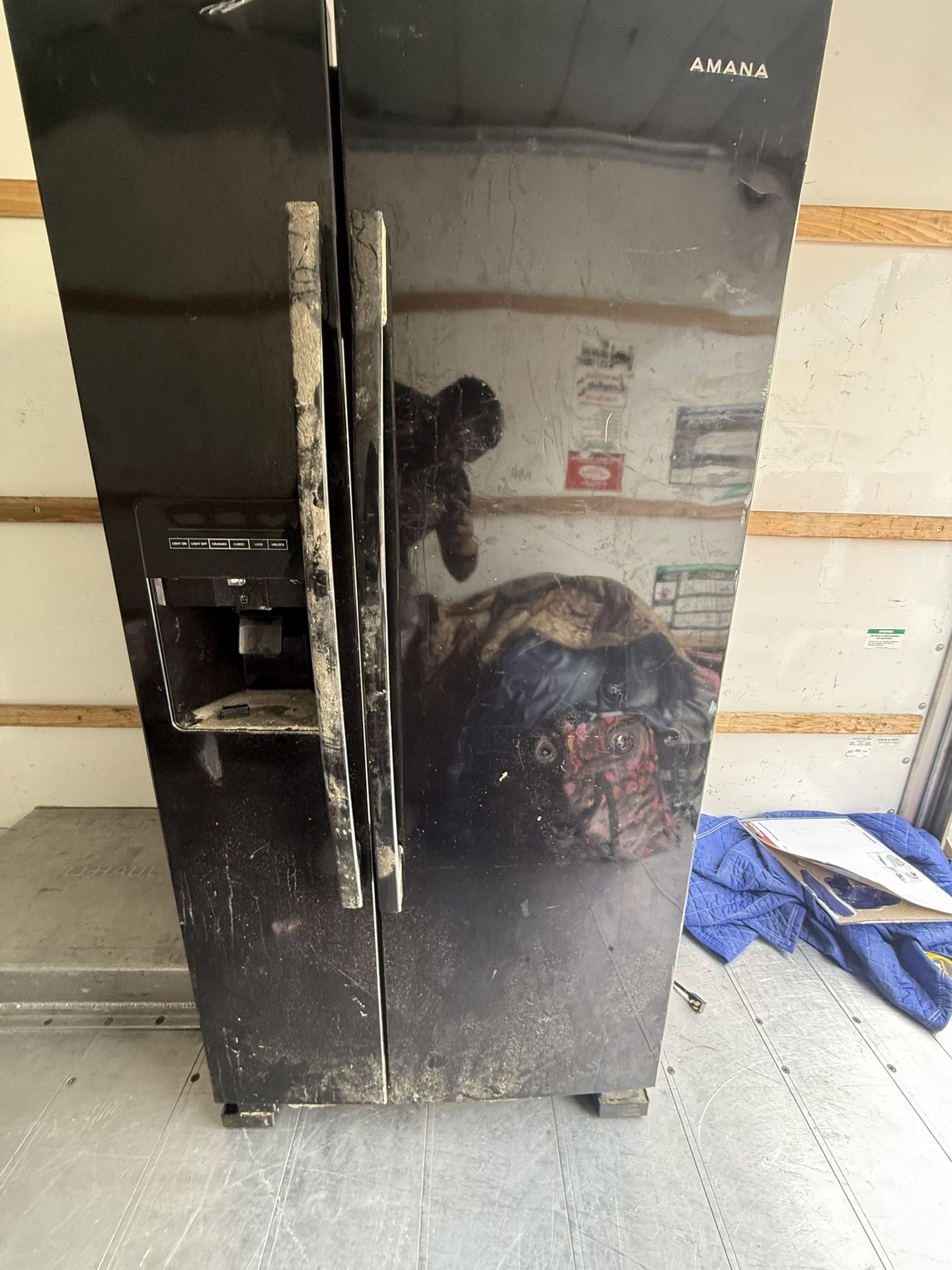 Amana French Style Door, Refrigerator, And Freezer
