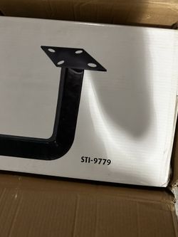 Black Steel Pedestal (pad Mount)