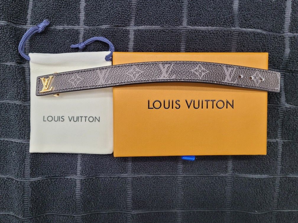 Louis Vuitton Slim Leather Bracelet  M6456 New Men 