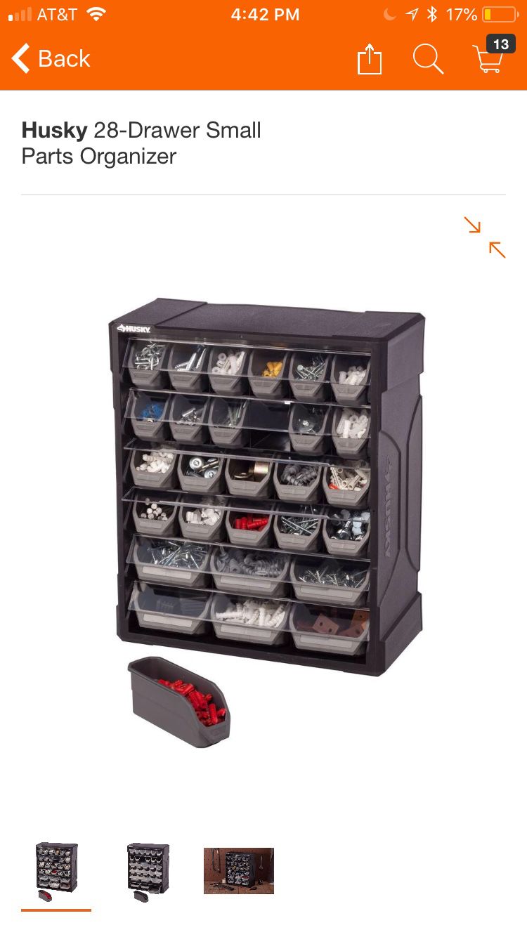 Husky small parts organizer for Sale in Garden Grove, CA - OfferUp