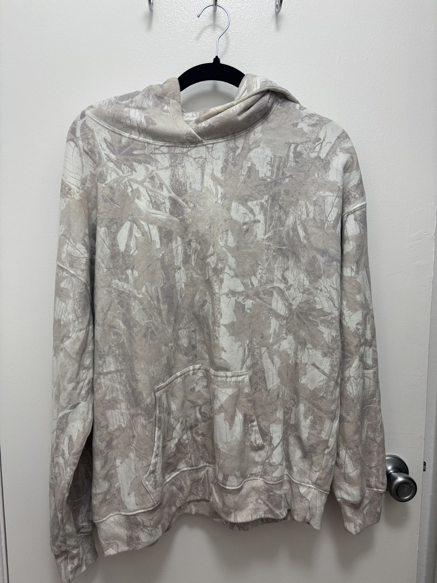 white camo hoodie