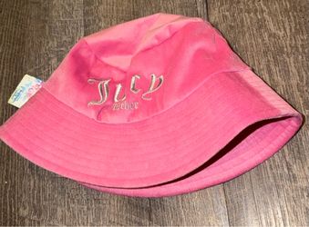 Juicy Couture Pink Velvet Juicy Forever Bucket Hat