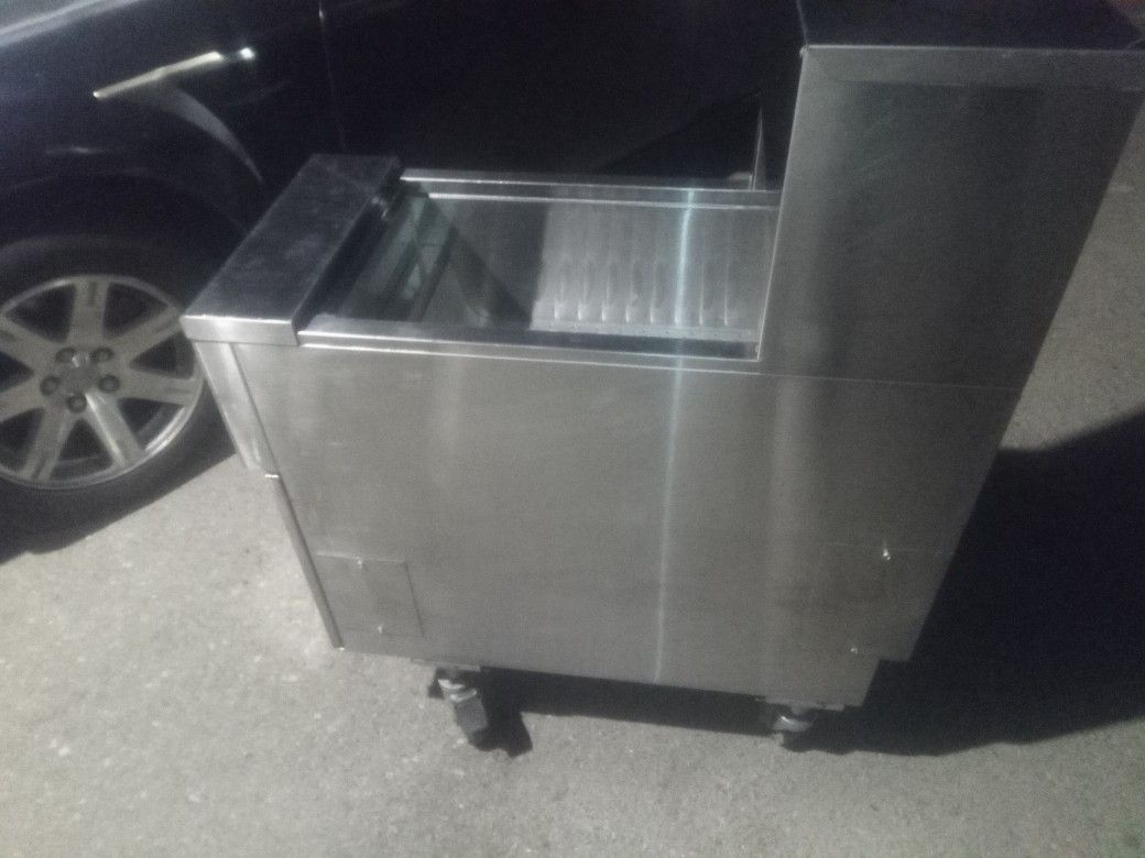 PITCO CRISP N' HOLD DEEP FRYER DUMP STATION