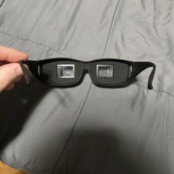 Mirror Reading / TV Viewing Prism Glasses – Brand New