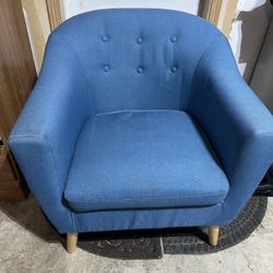 Blue Accent Chair 