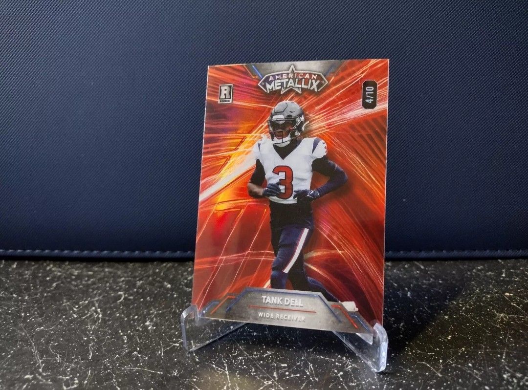 2023 Wild Card Metallix Tank Dell Deep Red Rookie Card /10