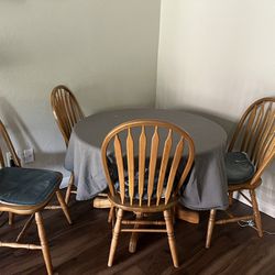 Oak Table And chairs