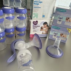 Lasinoh Breast Pump And Supplies 