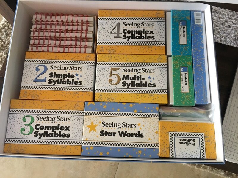 Seeing stars kit- Linda Mood Bell tutoring kit