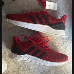 Size 13 adidas  QUESTAR FLOW NXT 'VIVID RED BLACK