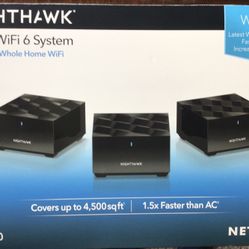 Net gear Nighthawk Mesh WiFi 6 System