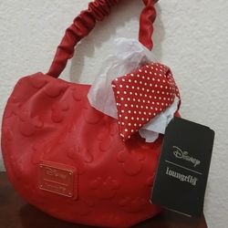 Loungefly Disney Minnie Mouse Rock The Dots Handbag
