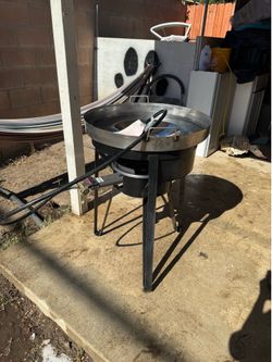 Outdoor Propane Burner - With Pot Cover
