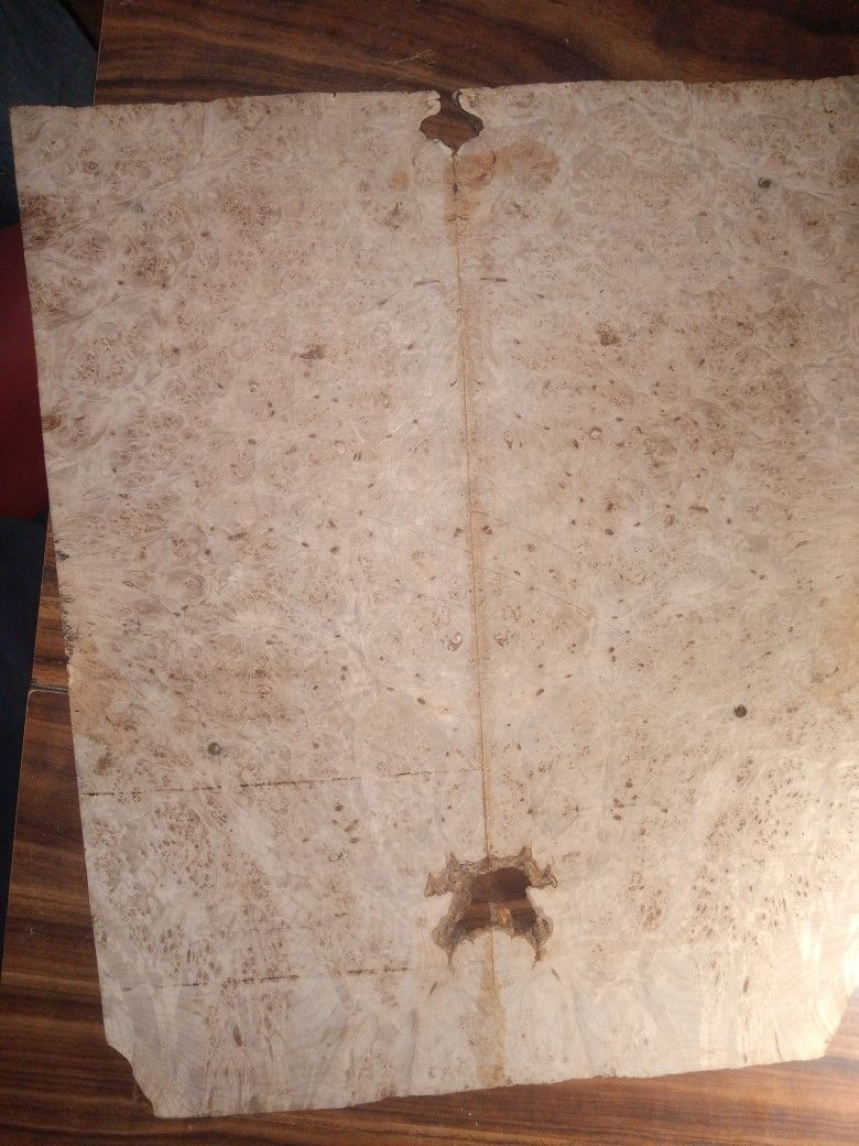 5-A Book Matched Figured Buckeye Burl Guitar Top
