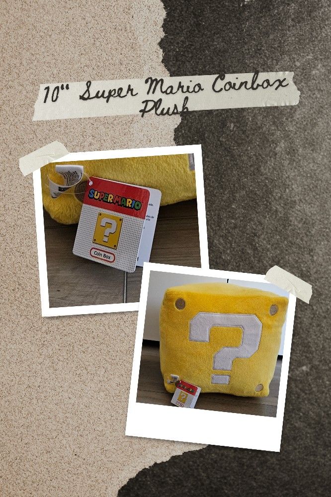 Super Mario Coinbox (Official 10" Plush)