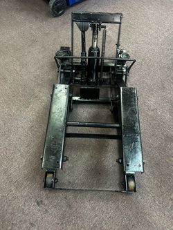 heavy-duty hydraulic foot-operated scissor jack