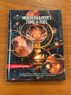Dungeons & Dragons D&D "Mordenkainen's Tome of Foes" (HC, 5th Ed., 2018) *EUC*