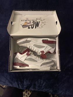 Jordan Spizike Low White Red Sneakers