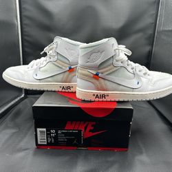 Air Jordan 1 X Off-White Size 10