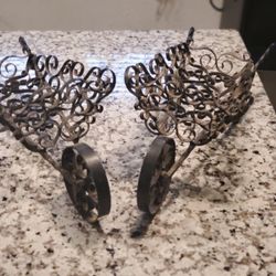 Wrought iron handmade decorative carts
