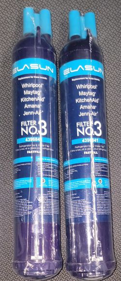 Elasun Filter No. 3 Refrigerator Water Filter 2-Pack
