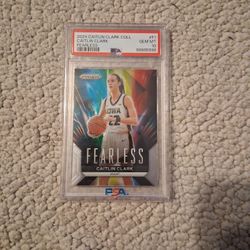 2024 Panini Caitlin Clark Collection - Fearless Caitlin Clark #F1 PSA 10