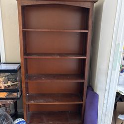 Free 5 Shelves Book Case For Pick Up 
