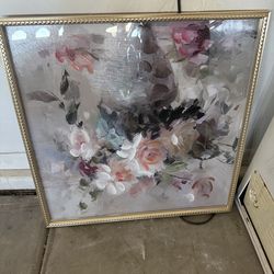 Floral painting picture