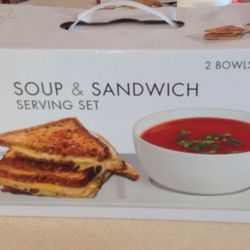 Soup & Sandwich Serving Set