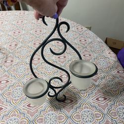 Partylite Wall Sconce Green 