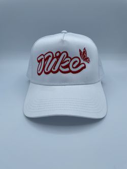 Retro NikeButterfly Embroidered Hat.