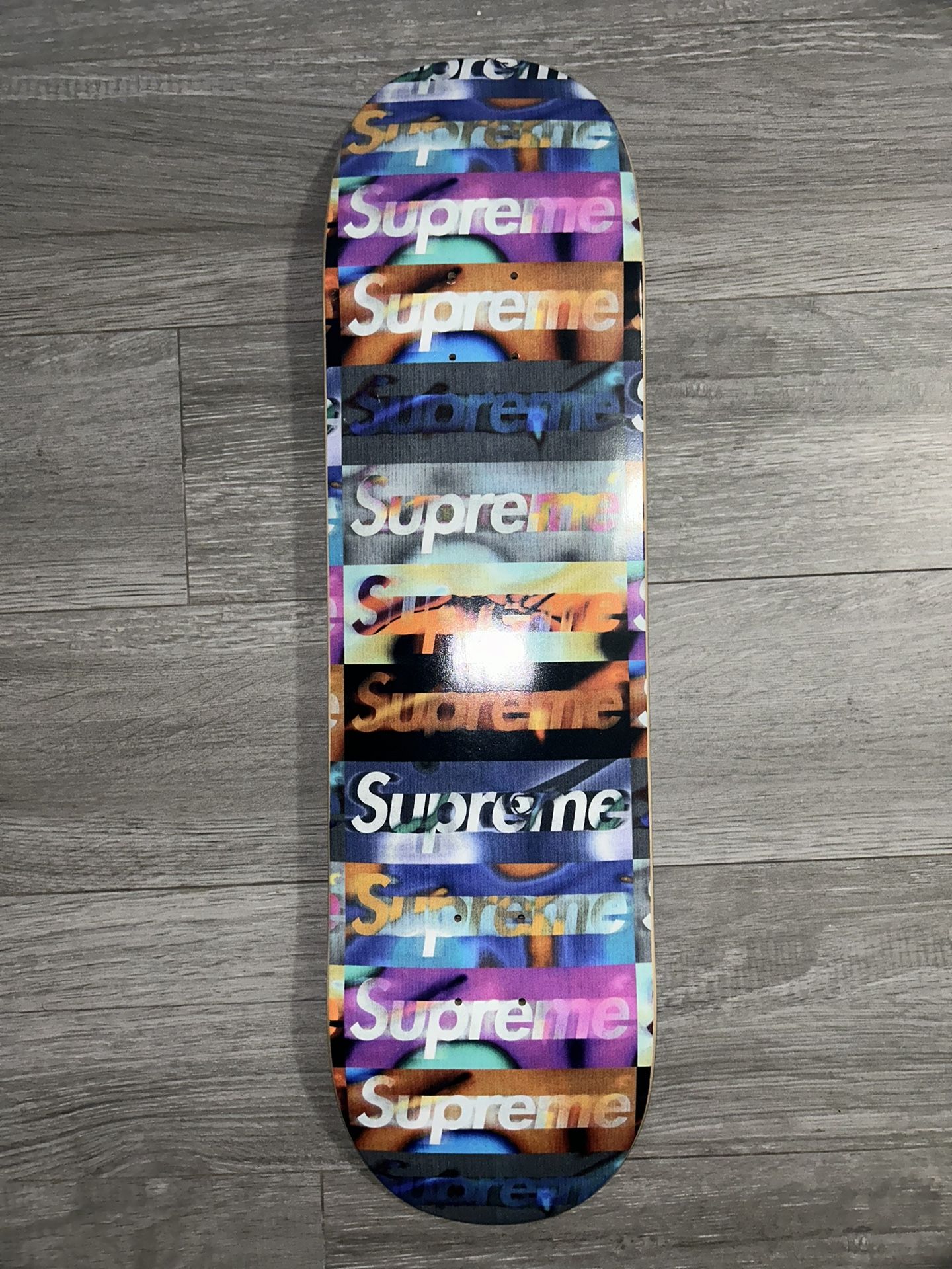 Supreme Distorted Logo Deck