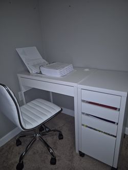 Ikea DESK & file Cabinet