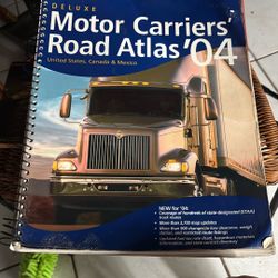 Vehicle Rand McNally deluxe Motor Carriers Rd., Atlas