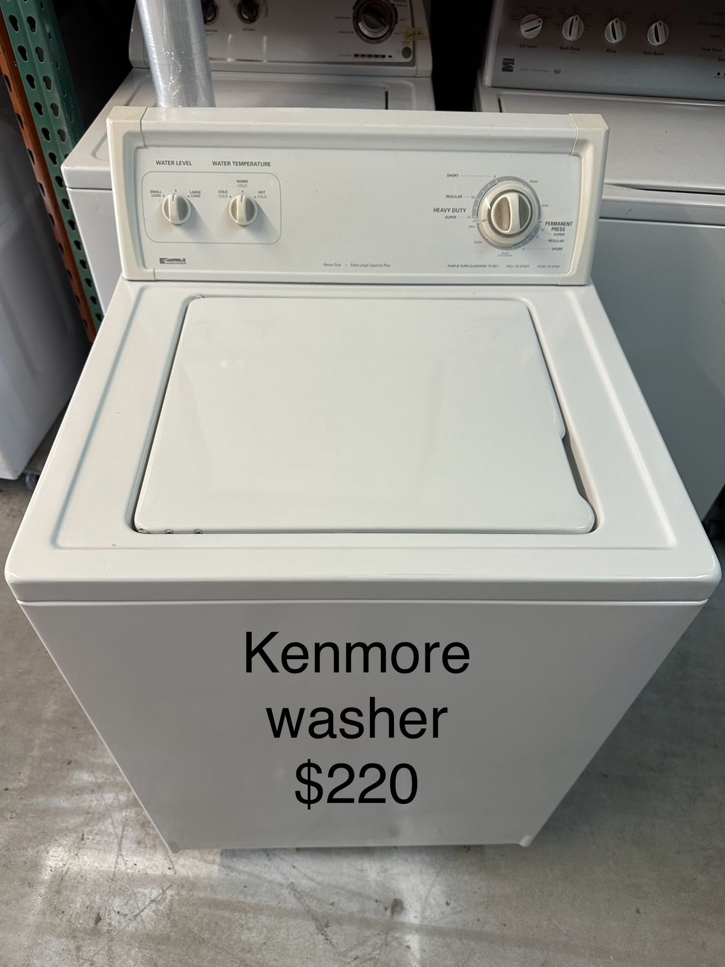 Kenmore Washer 