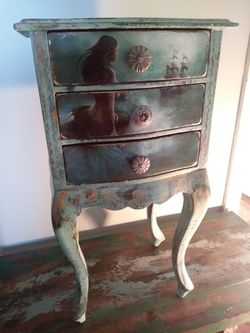 Upcycled vintage jewelry drawers
