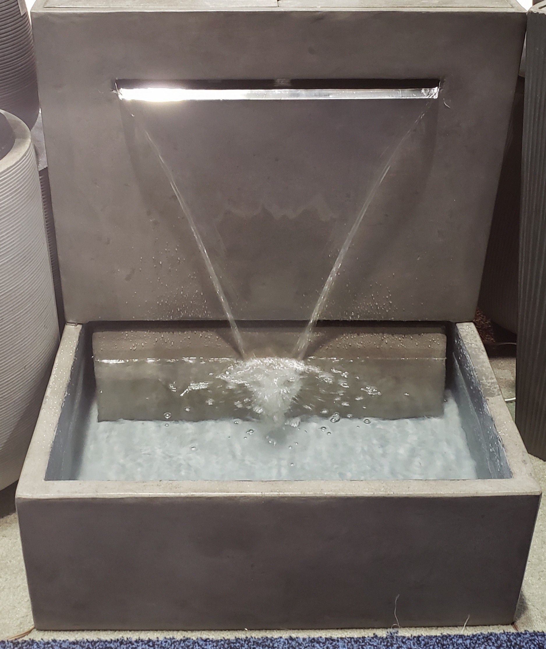 Cement water fountain