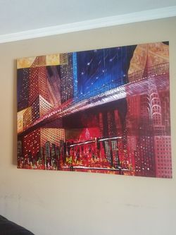 Wall picture of the City