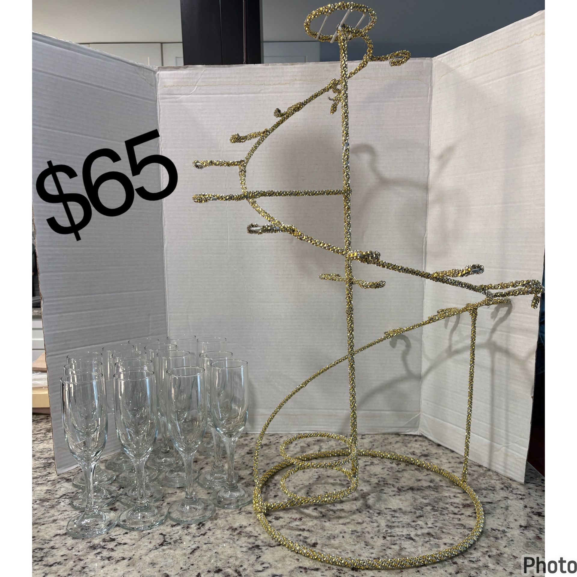 Copas de brindis para quinceañera