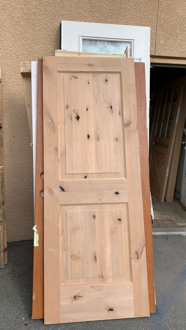 Interior knotty alder wood door for Sale in Colton, CA