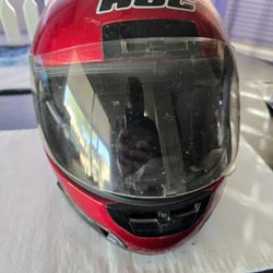 HJC Full-Face Motorcycle Helmet – Red