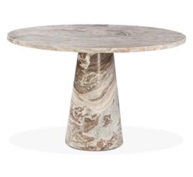 48” round Marbel dinning table