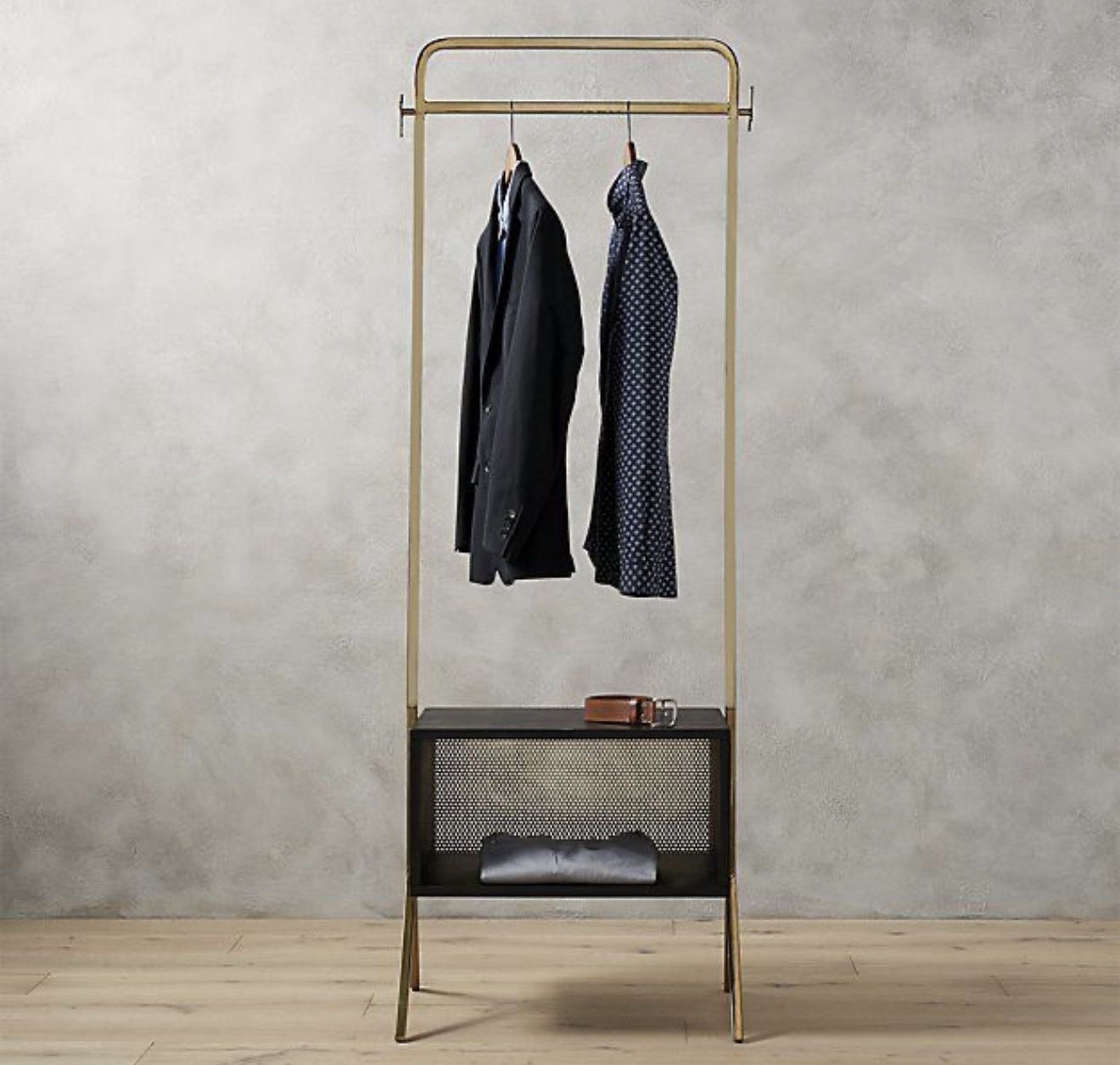 CB2 Valet Hanging Stand & Storage