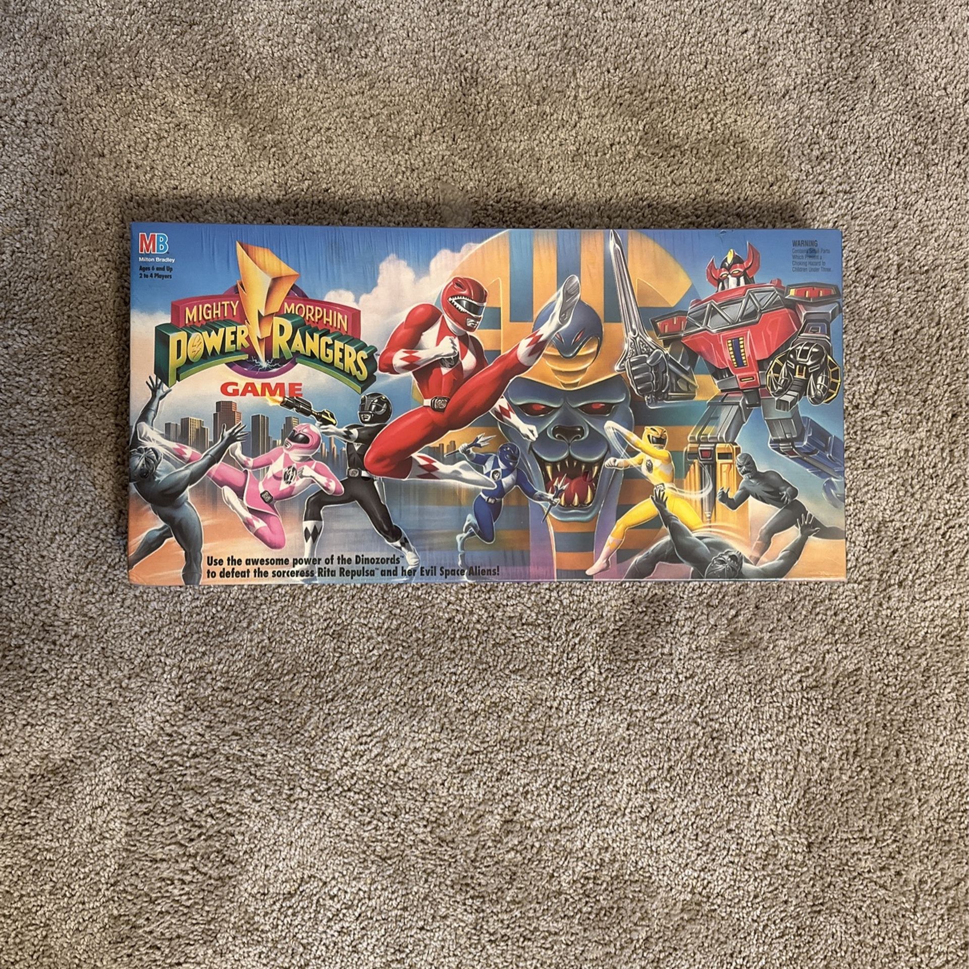 Mighty Morphin Power Rangers Game 1993 (New)